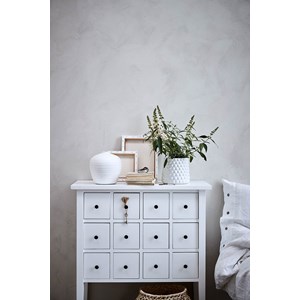 Pot de fleurs en céramique blanc