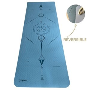 Tapis de yoga épais yomad om 8 mm