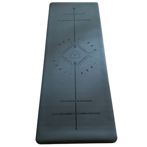 Tapis de yoga star ethnique gris