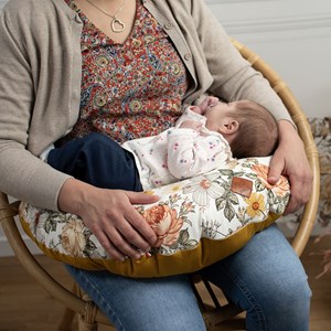 Coussin allaitement housse néo vintage