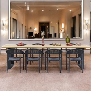 Table en teck massif 240 cm, mucen