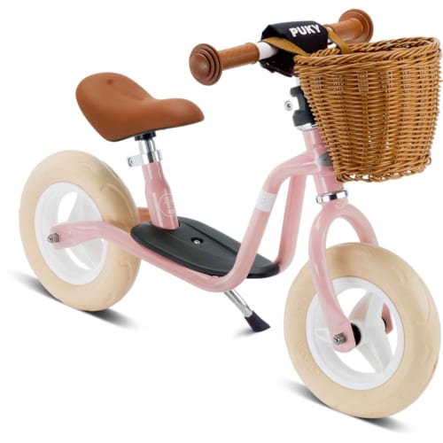 Puky - Draisienne rose avec béquille et panier
