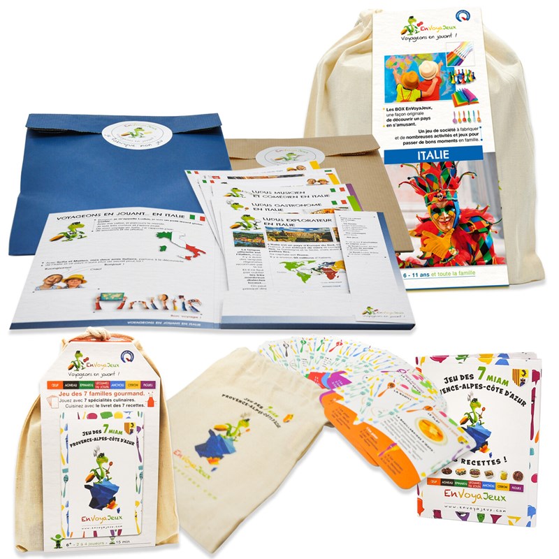 EnVoyaJeux - Voyageons en jouant italie + 7 miam paca
