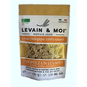 Levain bio 100% naturel - paillettes 50g