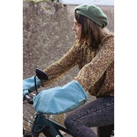 Les manchons de léon (guidon droit) vert thym