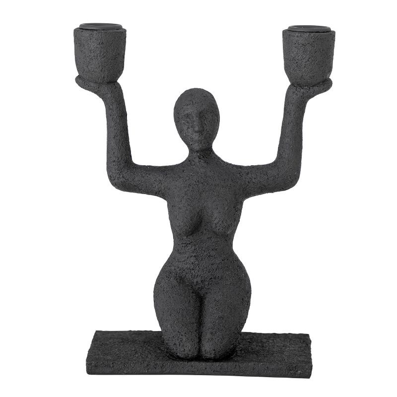 Bloomingville - Bougeoir maya en polyrésine h23