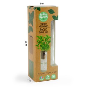 Jardin autonome basilic grand vert bio