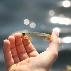 Bracelet homme jonc - zodiaque gémeaux