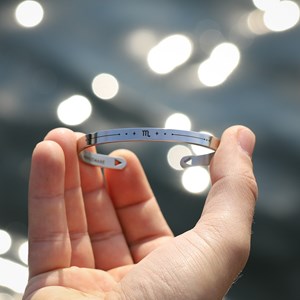 Bracelet homme jonc - zodiaque scorpion