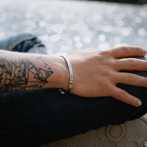 Bracelet homme jonc zodiaque sagittaire