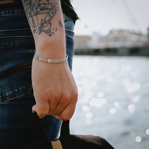 Bracelet homme jonc zodiaque capricorne