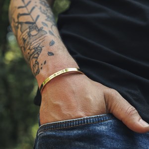 Bracelet jonc homme - escalade montagne