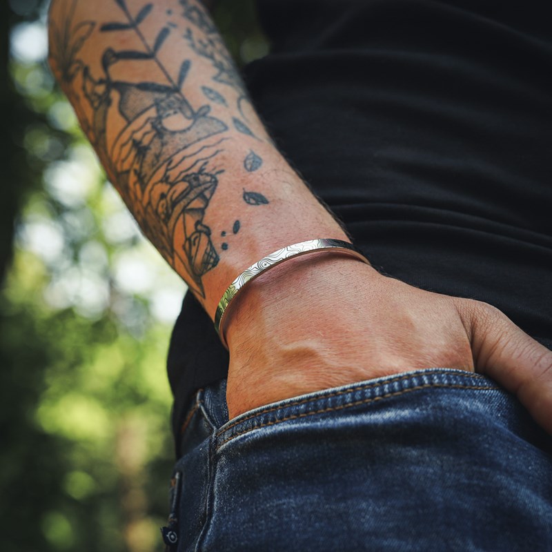 Monzémaré - Bracelet jonc homme - topo - randonnée