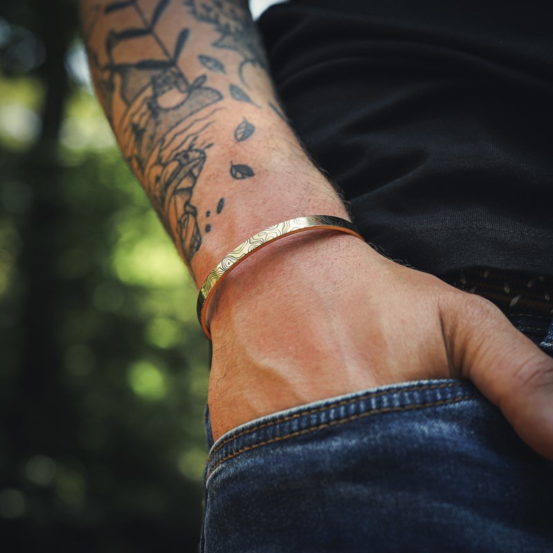 Monzémaré - Bracelet jonc homme - topo - randonnée
