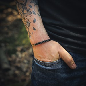 Bracelet jonc homme - topo - randonnée