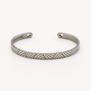 Bracelet jonc homme - vague japonaise