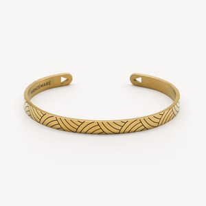 Bracelet jonc homme - vague japonaise