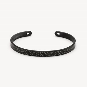 Bracelet jonc homme - vague japonaise