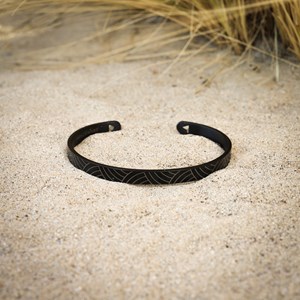 Bracelet jonc homme - vague japonaise