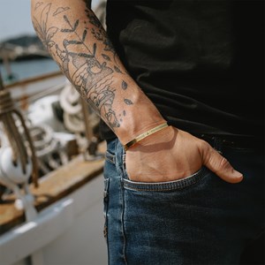 Bracelet jonc homme triskel celte breton