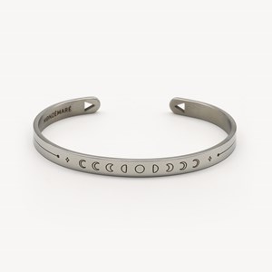 Bracelet jonc homme cycle-phase de lune