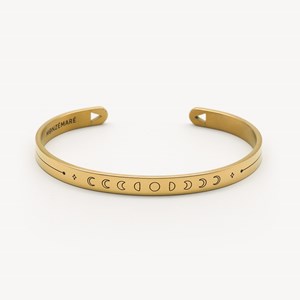 Bracelet jonc homme cycle-phase de lune