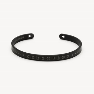 Bracelet jonc homme cycle-phase de lune