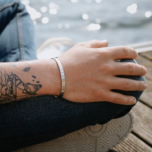 Bracelet jonc homme futhark rune viking