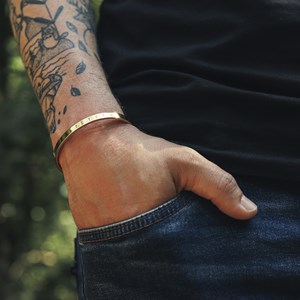 Bracelet jonc homme futhark rune viking