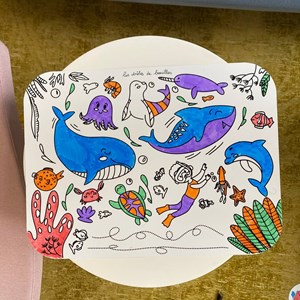 Set de table réutilisable - océan