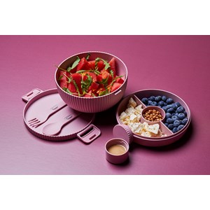 Set repas complet dusty rose