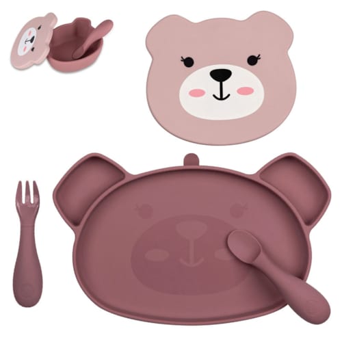 TUMTUM - Assiette + bol ventousés en silicon
