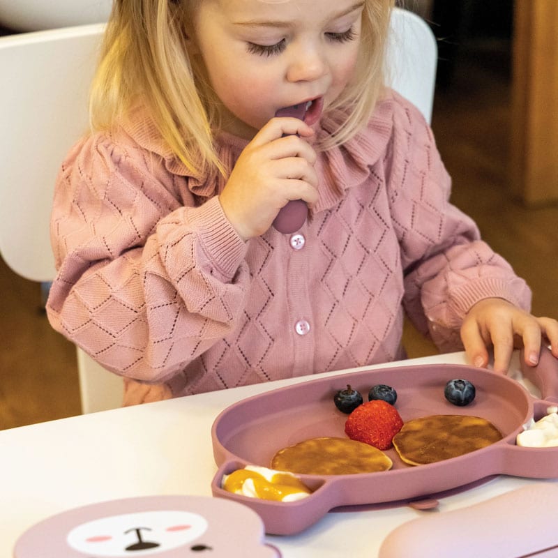 Assiette + bol ventousés en silicon (TUMTUM) - Image 1