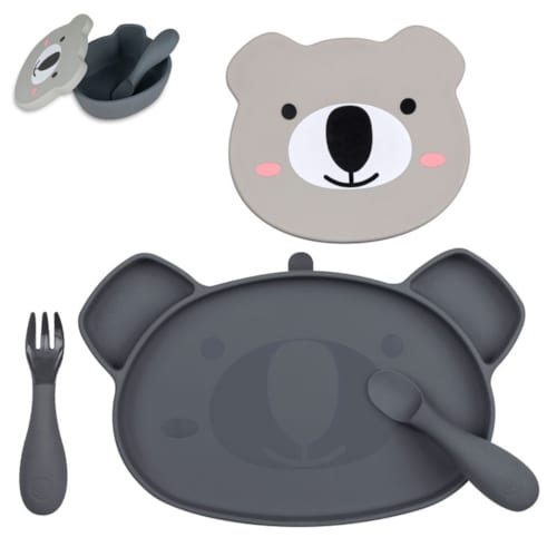 TUMTUM - Assiette + bol ventousés en silicon