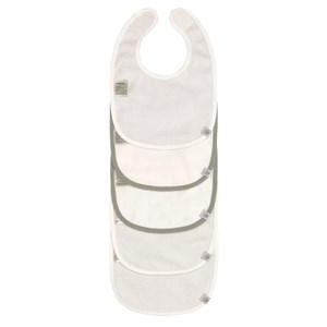 Lot de 5 bavoirs en éponge imperméa