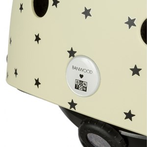 Banwood casque bonton crème