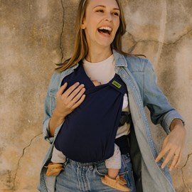Porte-bébé hybride boba bliss bleu