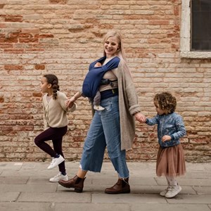 Porte-bébé hybride boba bliss bleu