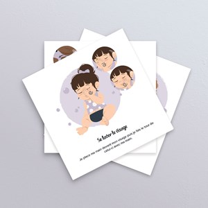 Cartes bébé signe - mon hygiène