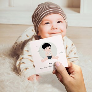 Cartes bébé signe - les mots magiques