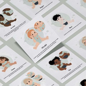 Cartes bébé signe - les mots magiques