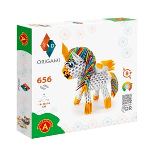 Licorne en origami 3d - taille xl