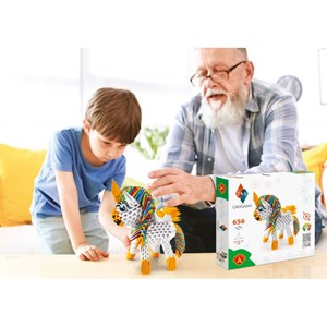 Licorne en origami 3d - taille xl