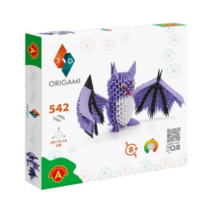 Chauve-souris en origami 3d - taille l