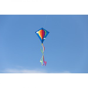 Cerf-volant monofil ballon arc-en-ciel