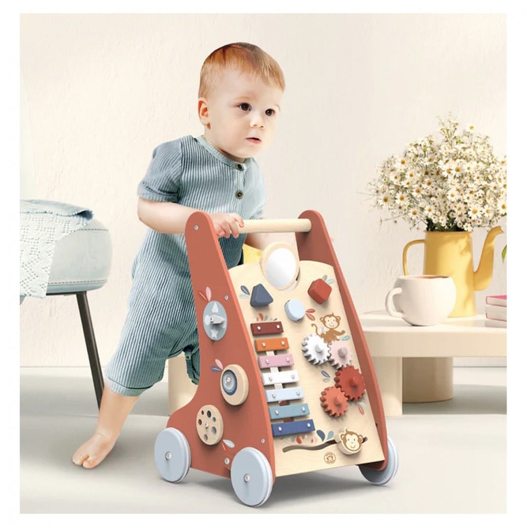Chariot de marche avec activités sonores pour bébé