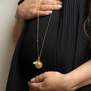 Bola de grossesse gravé avec amethyste