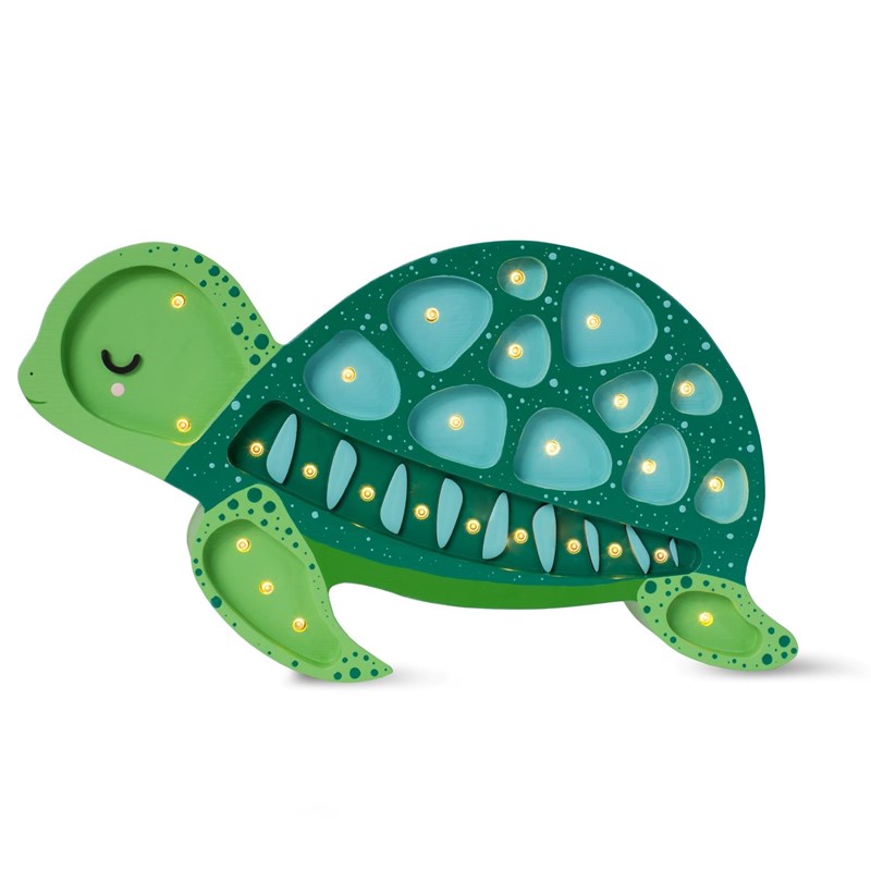Little Lights - Lampe veilleuse tortue vert océan