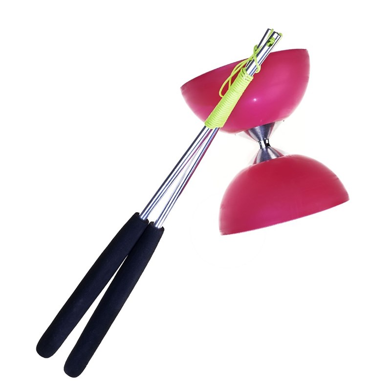 Eureka ! - Set de diabolo incluant baguettes rose