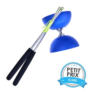 Set de diabolo et baguettes turquoise